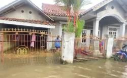 Hujan Deras Guyur Rangkasbitung, Sejumlah Perumahan Terendam Banjir