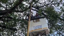 Semrawut dan Berbahaya, Kabel Fiber Optik Numpang Tiang PJU di Tuban Ditertibkan Petugas