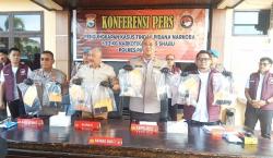 Empat Kurir Sabu Jaringan Malaysia Dibekuk di Pinrang, AKBP Edy Sabhara: Ini Kasus Menonjol