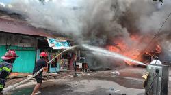 9 Kios di Palangkaraya Terbakar, Kerugian Ditaksir Ratusan Juta Rupiah