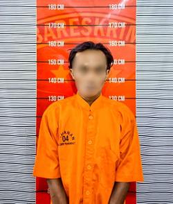 Pria Aniaya Perempuan di Warung Kayu, Pelaku Ditahan Polsek Pahandut