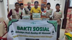 Puluhan RT Terdampak Banjir, PAR NU Wonosari Ngaliyan Salurkan Sembako