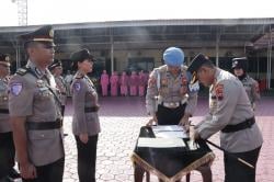 Kapolres Grobogan Pimpin Upacara Sertijab Kasat Lantas, Kasat IPP Dan Dua Kapolsek