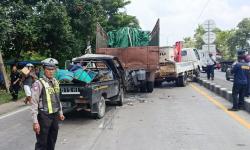 Kecelakaan Beruntun di Jalur Lamongan–Gresik, Tiga Orang Dilarikan ke Rumah Sakit