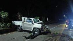 Pengemudi Diduga Mabuk, Mobil Toyota Hilux Kecelakaan di Sentani