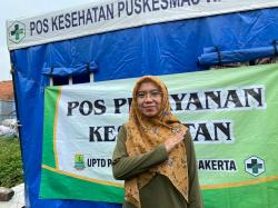 Ratusan Warga Telukjambe Barat Terserang Penyakit Pascabanjir