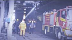 Panel Listrik Meledak, Mesin Boiler Pabrik Migor di Gresik Hangus Terbakar