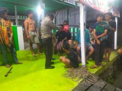 Kepergok Curi LPG 3 Kg, Pria di Barru Diikat Warga di Tiang