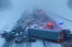 Kecelakaan Mengerikan akibat Cuaca Buruk, 100 Kendaraan Tabrakan Beruntun hingga Bertumpukan