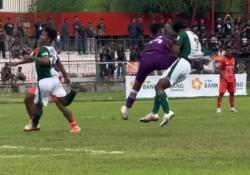 Aksi Brutal Coreng Liga 4 Jateng: Kiper PSIR Lancarkan Tendangan Kungfu ke Dada Pemain Persikaba