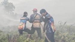 Empat Titik Kebakaran Lahan Kembali Terjadi di Palangka Raya Saat Cuaca Panas