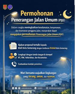 Per Januari 2026, Layanan Penerangan Jalan Umum Beralih ke Dinas Perhubungan Kota Semarang