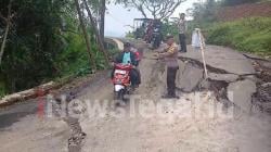 Jalan Raya Batunyana-Danasari Kabupaten Tegal Ambles