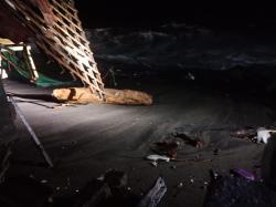 Enam Rumah Rusak Parah Akibat Banjir Rob di Ampenan, Tiga Rumah Warga Hanyut