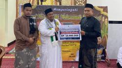 Peringati Isra Mikraj, Jamaah Masjid Annur Salurkan Donasi Palestina Rp10,9 Juta
