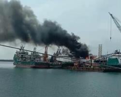 Kebakaran Kapal Kembali Terjadi di PT ASL Shipyard Batam