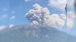 Gunung Marapi Meletus, Hujan Abu di Wilayah Batusangkar dan Tanah Datar