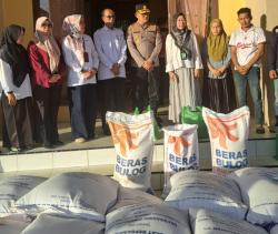 Bulog KC Blangpidie Salurkan 405 Ton Beras Untuk Kabupaten Terdampak Banjir