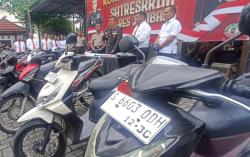 Puluhan Kendaraan Motor Curian di Jombang Akan Dikembalikan ke Pemilik