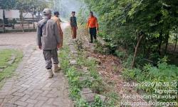 Tanah Amblas di Purwosari Bojonegoro, TPT Sepanjang 50 Meter Rusak