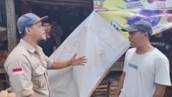 Pembongkaran Lapak Pedagang di Labuan Pandeglang Diwarnai Adu Mulut