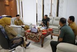 Bahas Pembangunan Gerai KDMP dan Keamanan Wilayah, Dandim Grobogan Silaturahmi Ke Sekda Grobogan