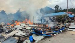 Pasca Kebakaran di Karubaga, Polda Papua Minta Warga Tak Terprovokasi Isu