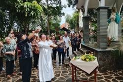 Potret Taman Doa Jalan Salib SMA PL Don Bosko Semarang, Pertama di Dalam Lingkungan Sekolah