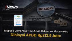 Bappeda Gowa Akui Tim Lacak Kelompok Masyarakat, Dibiayai APBD Rp213,5 Juta