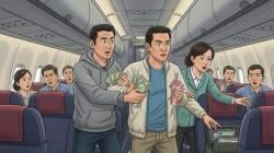 WNA China Nekat Curi Uang Penumpang Malaysia di Pesawat, Kini Terancam Deportasi