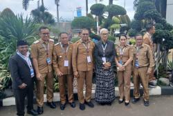 Bupati, Wabup TTS dan Forkopimda Ikuti Rakornas Mendagri di SICC Jawa Barat