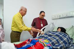 Tak Lewat Laporan, Wagub Sumut Cek Pelayanan RS Haji Medan ke Pasien