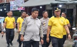 Kapolresta Palangka Raya Dampingi Kapolda Kalteng Kerja Bakti di Pasar Besar Palangka Raya