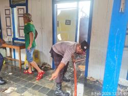 10 Menit Ditinggal, Rumah Warga Rowosari Kendal Ludes Terbakar