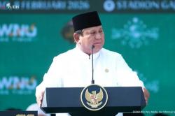 Hadiri 1 Abad NU, Prabowo Janji Turunkan Biaya Haji