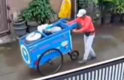 Diduga Serangan Jantung, Pedagang Es Cincau di Bekasi Tewas Terkapar saat Jualan, Viral di Medsos