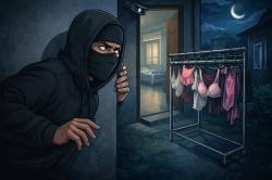 Masuk Kos Tengah Malam, Pria Brondong Gasak Pakaian Dalam Penghuni