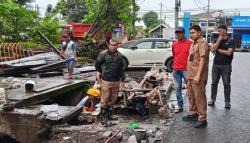 34 Tahun Kuasai Trotoar dan Drainase, Lapak PKL di Tamalate Ditertibkan Pemkot Makassar