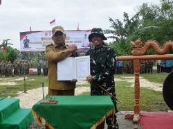 Ini Sasaran TMMD Sengkuyung Tahap I di Desa Mangunrejo, Pulokulon Yang Dibuka Bupati Grobogan