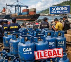 Gas Elpiji 12 Kg Diduga Ilegal Membanjiri Sorong, DPR Papua Barat Daya Pertanyakan Pengawasan