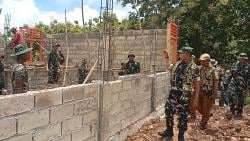 Baru Dua Pekan Dikerjakan, Ini Progres TMMD 127 di Desa Sunkaen TTU