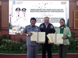 Bantuan Hukum Desa di Nganjuk Diperkuat Melalui Kerja Sama Pemda dan Posbakumadin