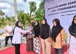 PGE Luncurkan Bank Sampah dan Tanam Pohon Produktif di Nibong Baroh