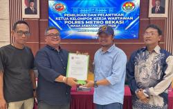 Suryo Daryono Terpilih Aklamasi Pimpin Pokja Wartawan Polres Metro Bekasi