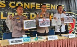 Polres Dumai  Tangkap 2 Perambah Taman Wisata Alam, Ekskavator Disita.