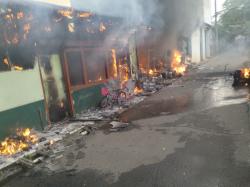 Tiga Kios di Pondok Aren Ludes Terbakar Gegara Bakar Sampah Sembarangan!