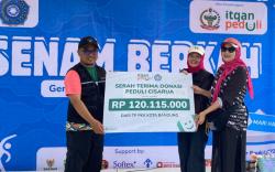 Gelar Senam Berkah, Itqan Peduli Terima Donasi Rp120 Juta untuk Korban Longsor Cisarua