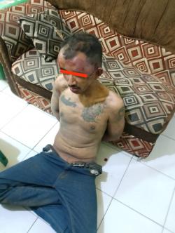 Maling Motor di Minimarket Sepande Candi Sidoarjo Diamankan Warga