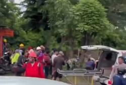 Kecelakaan di Jalur Pantura Purwasari, Pengendara Motor Tewas Diduga Terlindas Mobil