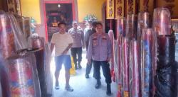 Pengamanan Imlek 2577 Diperketat, Polresta Sidoarjo Siagakan Personel dan Sterilisasi Klenteng